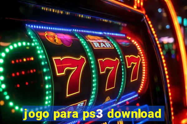 jogo para ps3 download